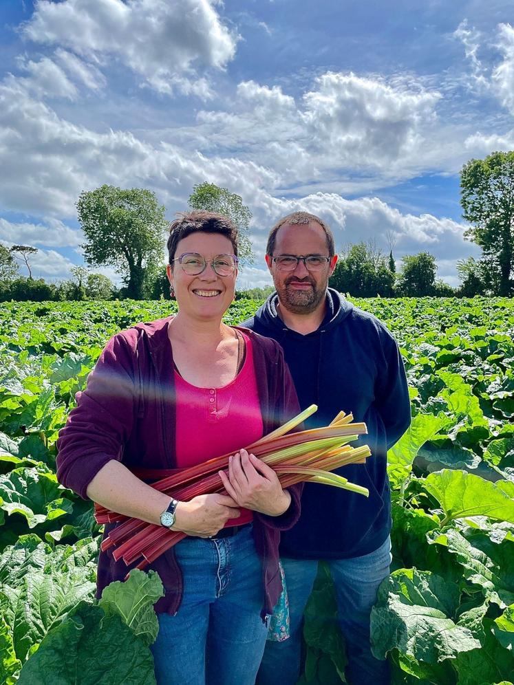 Honorine et Guylain Lefrançois, fans de rhubarbe depuis le 1er jour.