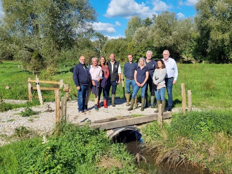 Une visite de chantier a été organisée pour permettre de mesurer les travaux réalisés.