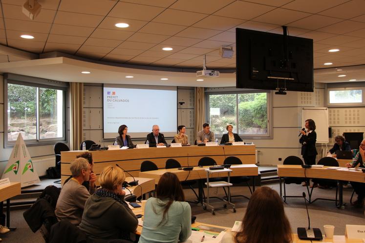 Une table ronde a permis de mettre en lumière l'importance d'assurer ses cultures. Tous les intervenants (DDTM, Groupama, Chambre, Crédit Agricole) s'accordent à dire que l'assurance MRC (multirisques climatiques) est essentielle dans un contexte où l'on observe un nombre accru d'aléas climatiques. Selon Groupama, un contrat MRC sur deux a été sinistré l'année dernière. Antoine Bossuyt, président des JA 14 et sinistré non-assuré, enjoint quant à lui les agriculteurs à s'assurer.