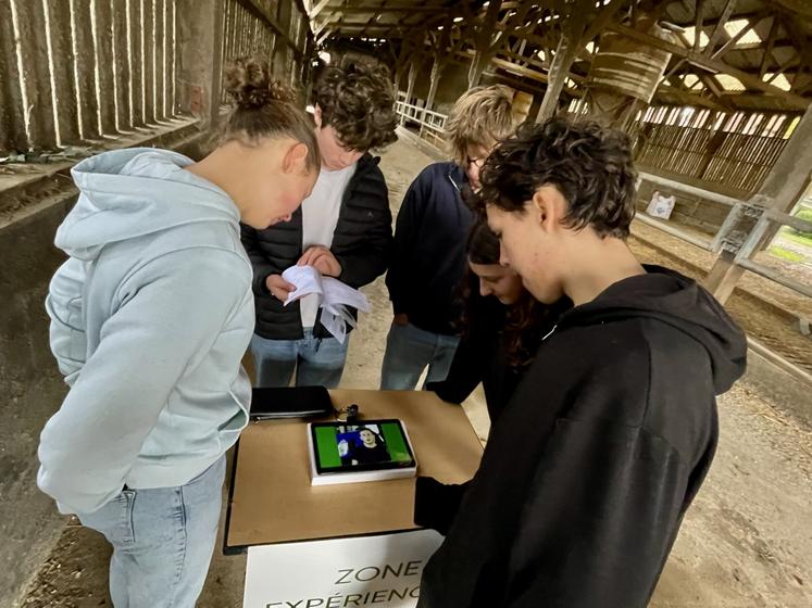 Un mini documentaire sur les métiers agricoles permettait de dégoter l'un des codes.