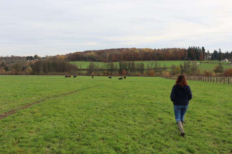 Elle est installée avec son mari, Bernard Sirven, sur 40 ha.