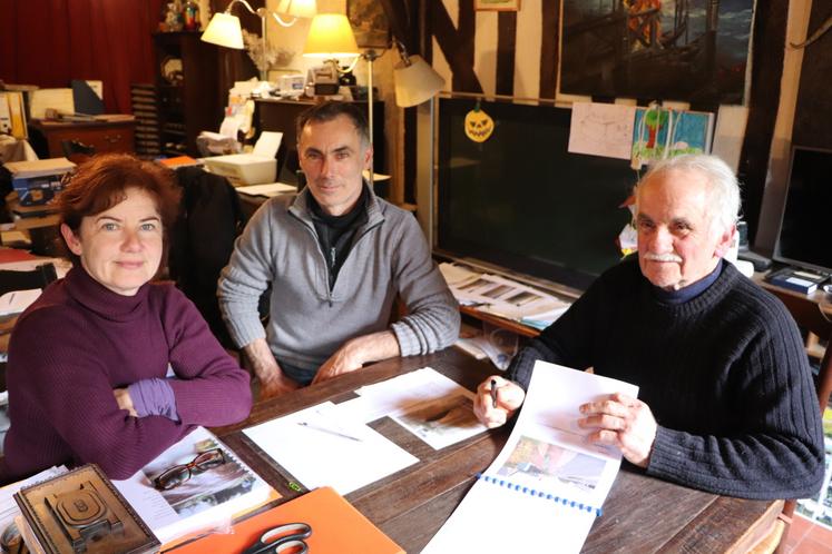 Le message passé par l'Association : "Les agriculteurs défendent leurs terres face au projet de voie verte."