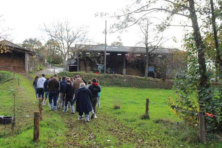 Sur la ferme de Yoann.