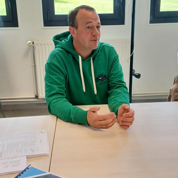 Rémi Paugam, secrétaire général de la FDSEA qui assistait à la réunion.