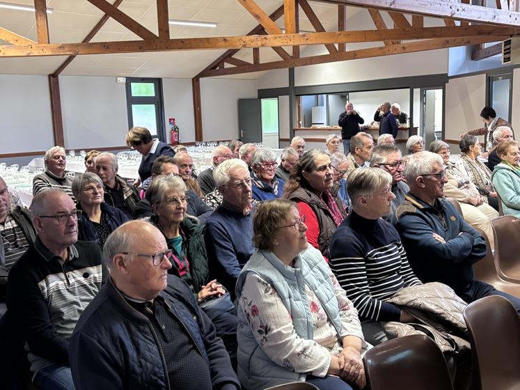 Les anciens exploitants se sont déplacés pour participer à l'assemblée générale de la section des anciens exploitants de la FDSEA.