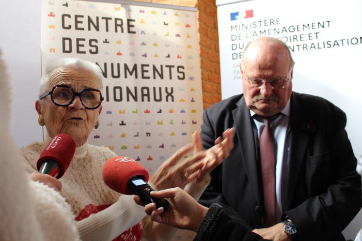 Vendredi 31 octobre, Françoise Gatel, ministre de l'Aménagement du territoire et Michel Fournier, ministre délégué chargé de la ruralité, ont réalisé un tour du département de l'Orne.