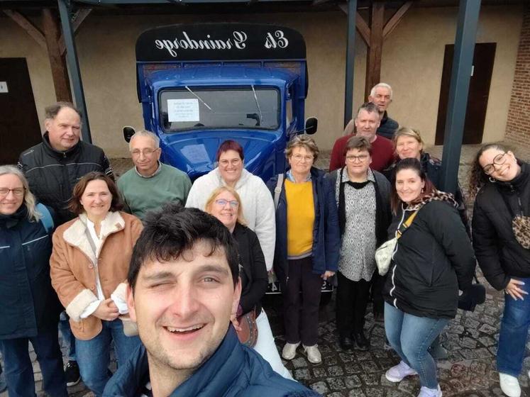 Une visite a été proposée l'après-midi à la fromagerie Graindorge. Une belle découverte en toute convivialité autour d'une filière phare du département : les fromages AOP de Normandie.