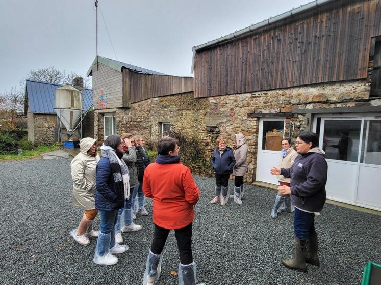 Nathalie Clérot, agricultrice à La Feuillie, a accueilli ses collègues le 8 décembre dernier pour la dernière rencontre du mandat des agricultrices de la FDSEA de la Manche.