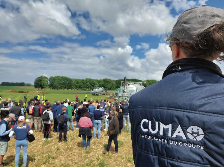 "La Cuma est la continuité de l'exploitation", pour Rodolphe Lormelet, trésorier de la coopérative de Sassy et président de la Fédération régionale.