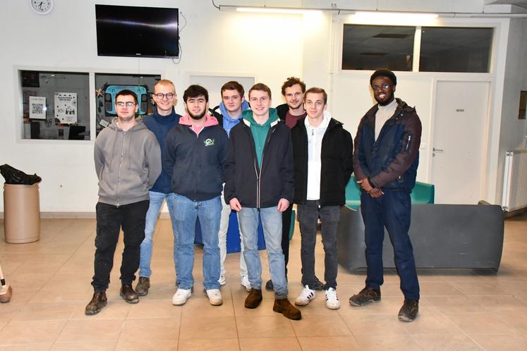 Nicolas Chéenne, coordinateur de la filière Génie des équipements agricoles, a salué "des étudiants très dynamiques".