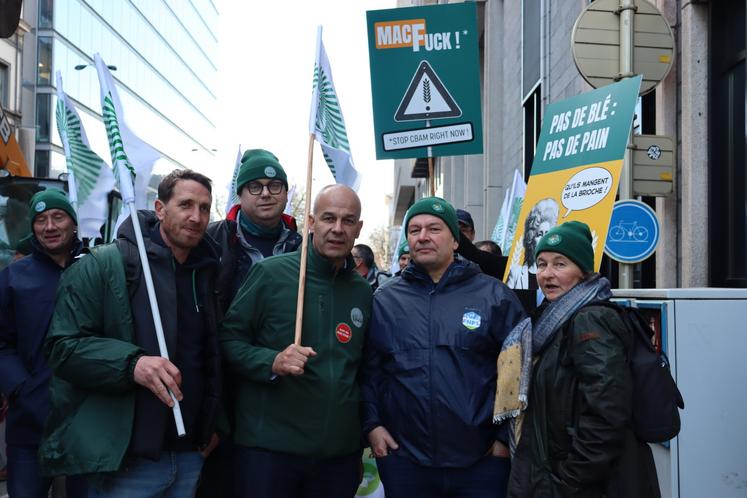 Les élus normands ont pu échanger avec Arnaud Rousseau, président de la FNSEA, notamment au sujet de la DNC (Dermatose nodulaire contagieuse).