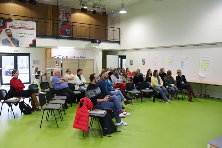 Une trentaine de conseillers Chambre d'agriculture étaient présents pour cette journée de formation.