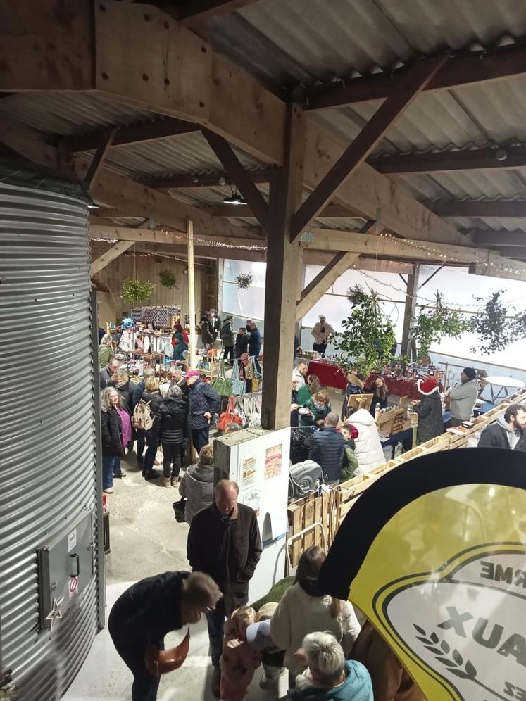 Marché de noël ferme ô vaux