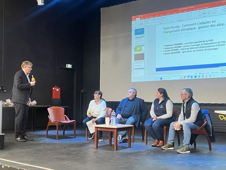 table ronde journée technique lait FDSEA61 décembre 2025