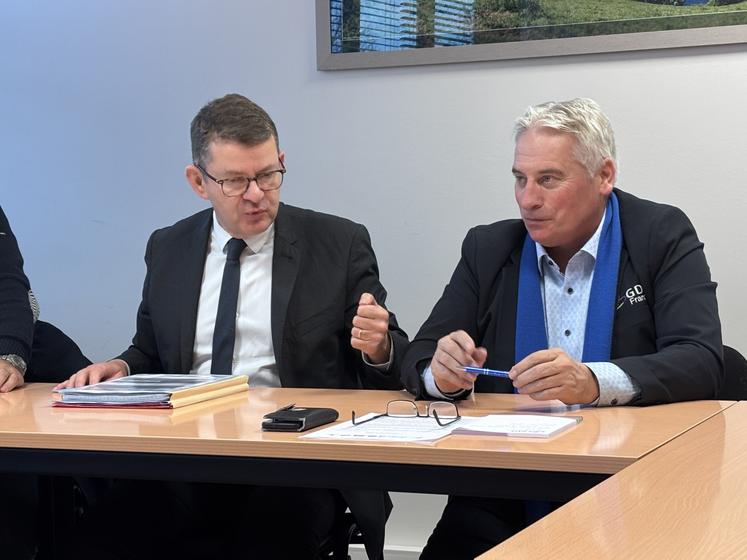 Hervé Marie, président du GDS de la Manche et Marc Chappuis, préfet de la Manche, appellent à la responsabilité individuelle pour une protection collective.