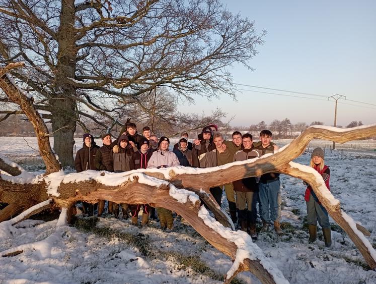 La neige s'est invitée.