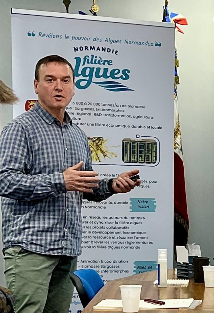 Xavier Blaizot, directeur de NFA et conseiller municipal à la mairie de Bernières-sur-Mer.