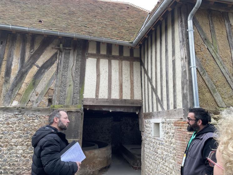 Lors des rencontres du chanvre en Normandie, 4e édition.