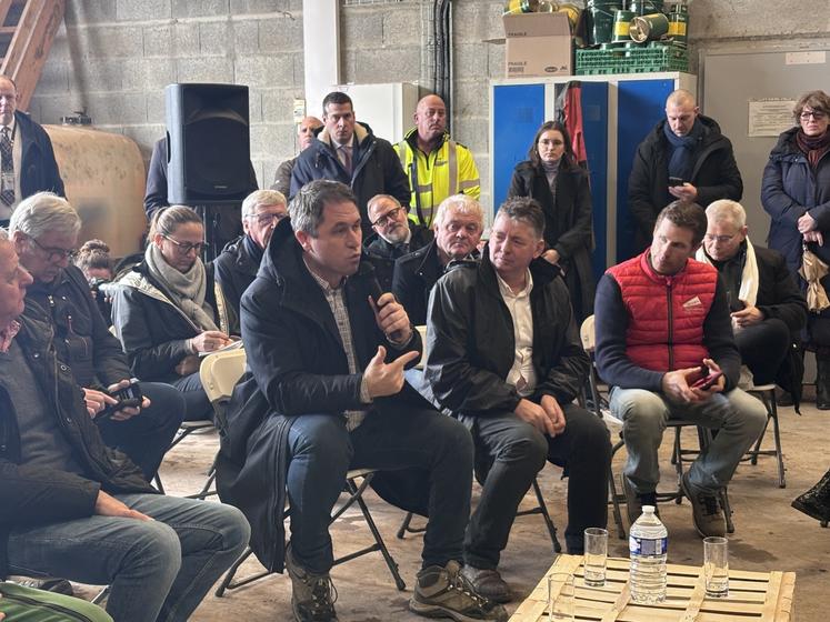 Les responsables agricoles ont partagé leurs préoccupations notamment au travers de la voix des syndicats agricoles ou encore François Rihouet, président de la Chambre d'agriculture.