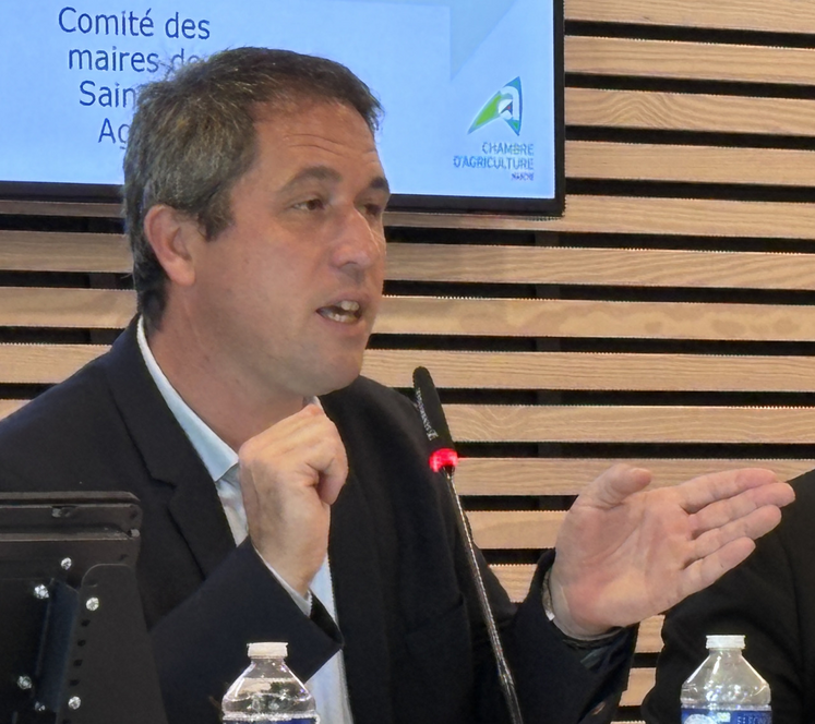 François Rihouet, élu président de la Chambre d'agriculture en mars 2025.