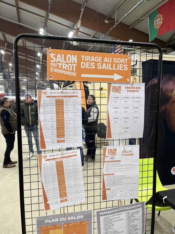 27 saillies pouvaient être remportées au tirage au sort par les visiteurs.