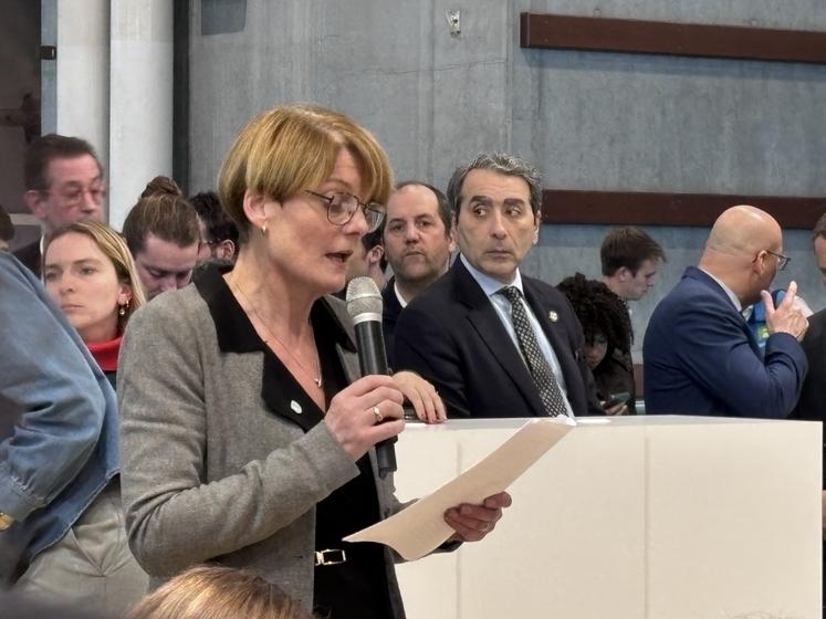 Cathy Faivre-Pierret, présidente de la CNA (commission nationale des agricultrices) de la FNSEA.