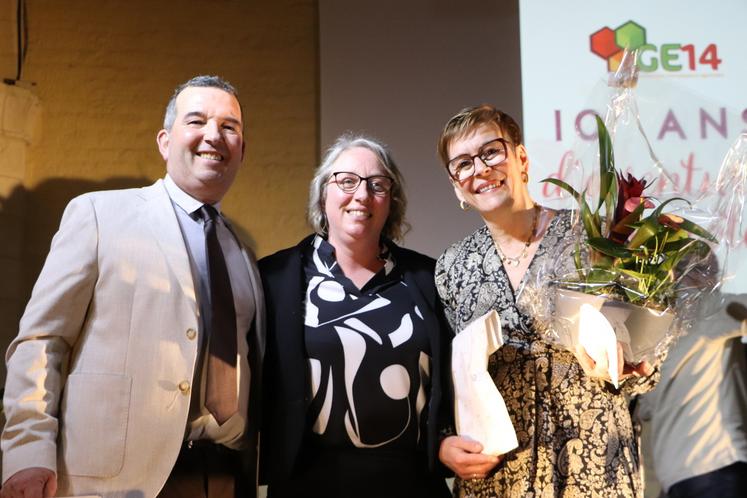 "Nous ne nous sommes jamais fixés de limites et la demande reste très forte", constate Hélène Destigny (à droite), au côté de Jennifer Marie et Clément Lebrun.