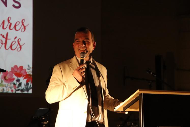 Clément Lebrun, vice-président de la Chambre d'agriculture du Calvados, a animé la soirée.
