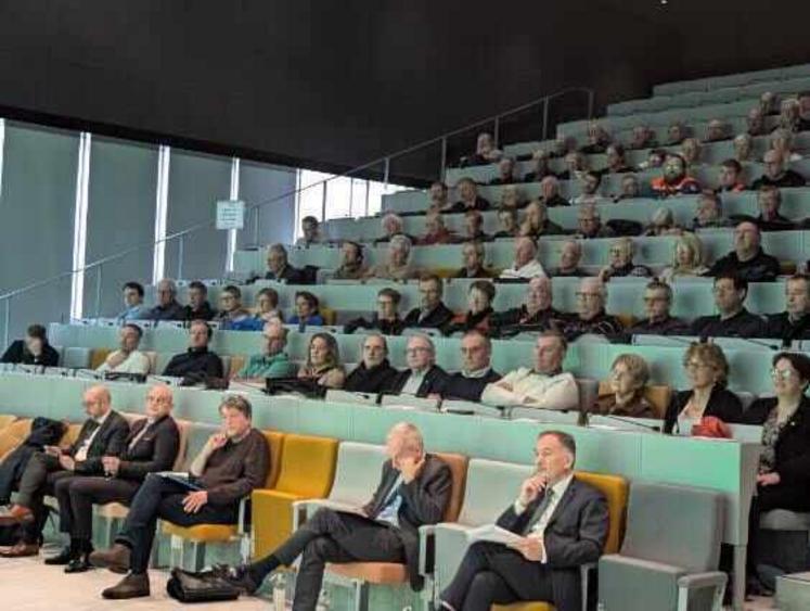 De nombreux sociétaires étaient présents à l'assemblée générale de la Fédération de Groupama Manche.