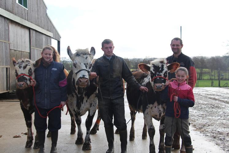 Le Gaec Bas Normand compte 207 hectares de SAU.