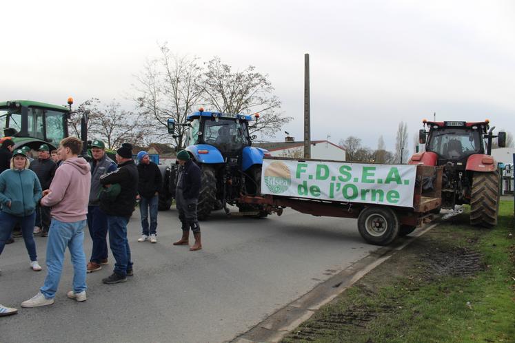Une manifestation a eu lieu sur le site Lactalis de Domfront en ce mois de février 2026.