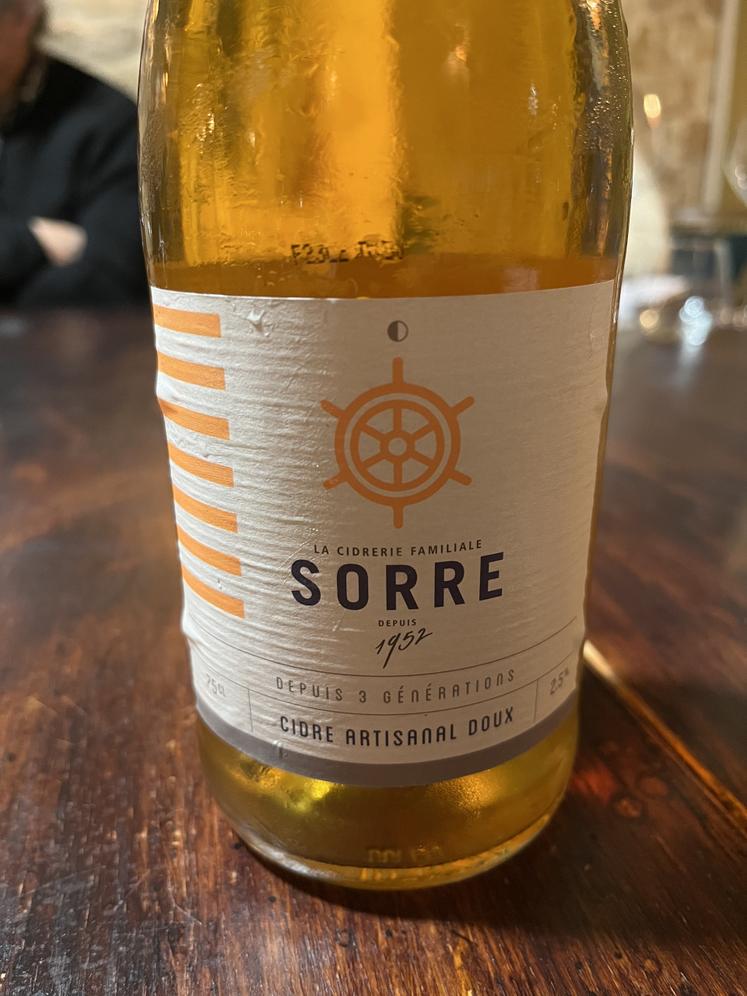 La cidrerie Sorre ne néglige pas le travail sur ses étiquettes.