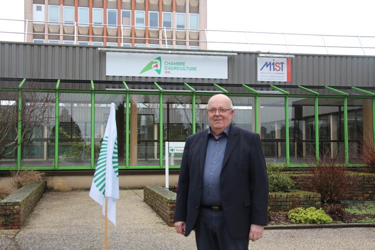 Jean Grimbert, ancien secrétaire général de la FDSEA 61, entre 2000 et 2004.