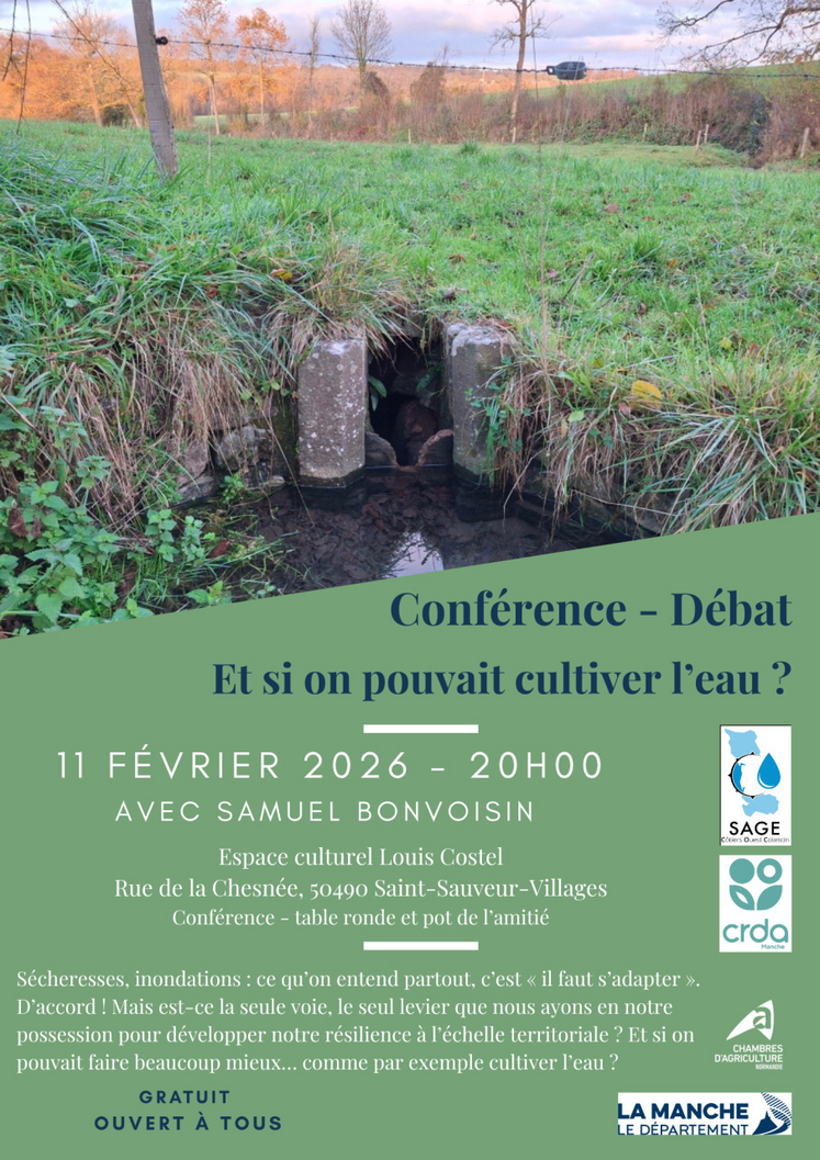 Samuel Bonvoisin expliquera ce qu'est l'hydrologie régénérative.