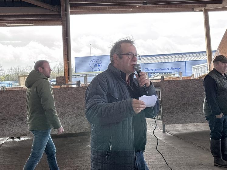 Hervé Mauduit, président du Comice agricole de Carentan/Sainte-Mère-Eglise.