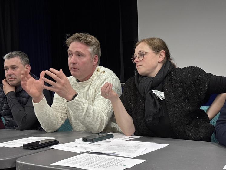 Landry Rivière et Aude Gaillard sont désormais co-présidents de Ouest'Lait à la suite de la démission de Benoit Hardy, il y a six semaines.