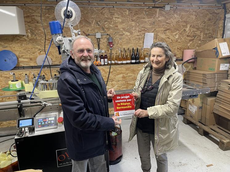 Le domaine a choisi de moderniser sa ligne de production de cidres à la pression et sa ligne de pressage.