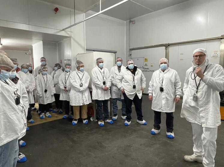 La délégation canadienne a pu visiter l'outil de transformation de A à Z.