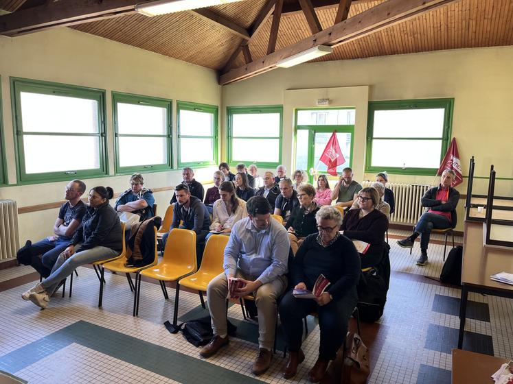Une vingtaine de personnes est venue assister au forum transmission organisé par les JA à Flers.
