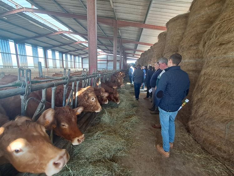 Thibault Ecalard a ouvert les portes de sa ferme à La Croupte.