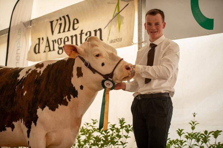 Johann Leportier, vainqueur de sa section.