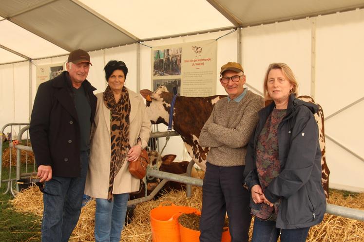 La famille Carter, originaire d'Angleterre, découvrait pour la première fois la Fête de la Normandie.