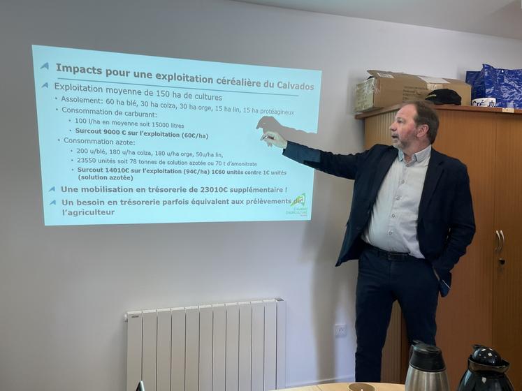 Pour appuyer ses propos et alerter l'État, la Chambre a présenté un tableau comparatif des marges brutes, par culture