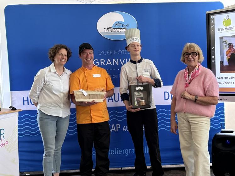 À Lessay, Wilfried Lepionnier prépare chaque jour de classe, 270 repas au collège Desdevises du Désert. Il repart en bronze qu'il partage avec Lubin Oger.