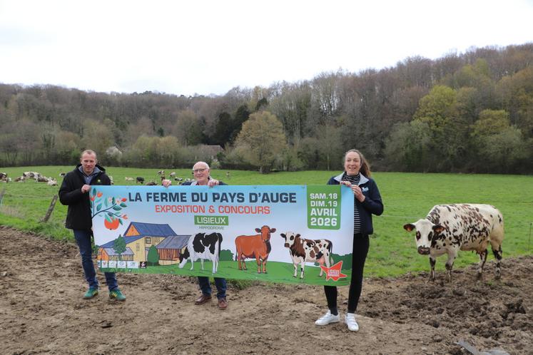 Rendez-vous les 18 et 19 avril prochains pour retrouver la Foire de Lisieux ! Guillaume Nuttens, Dominique Pépin et Emmanuelle Leroux vous attendant nombreux.