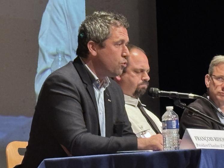 François Rihouet, président de la Chambre d'agriculture de la Manche