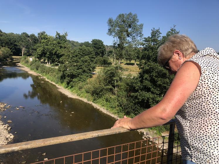 En 2022, la Vire avait enregistré un niveau très bas, impliquant des restrictions (archive). 