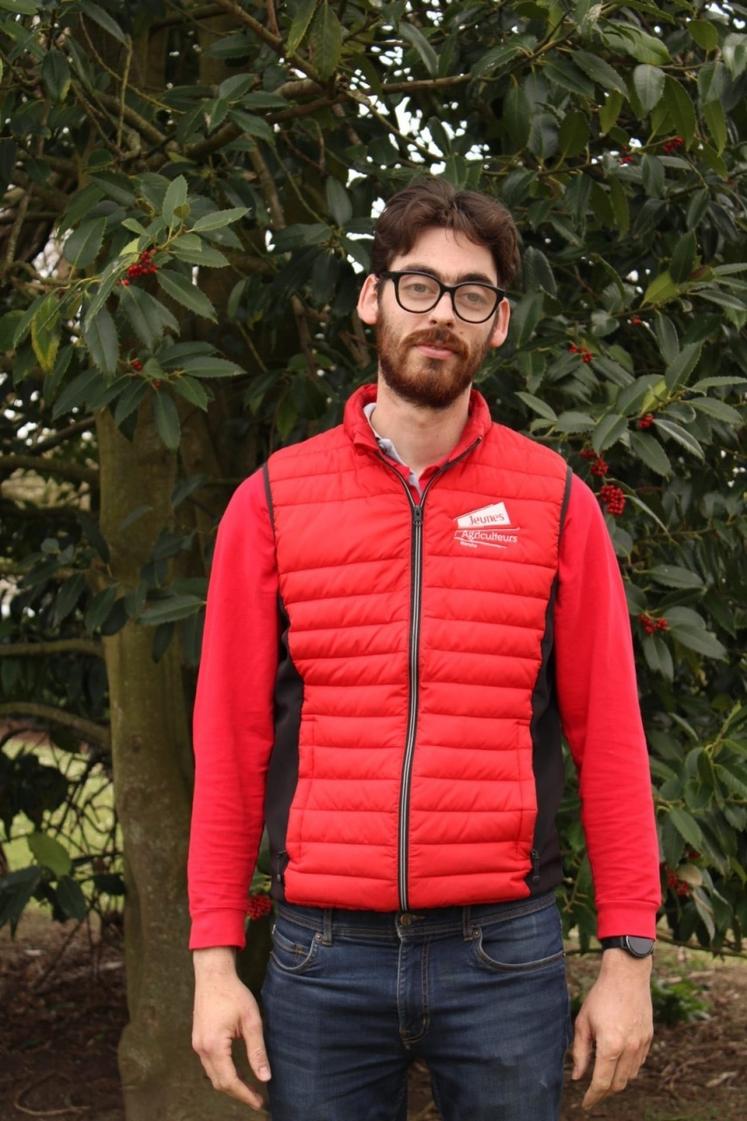 À 28 ans, Brice Rivage a intégré les JA Normandie comme trésorier.