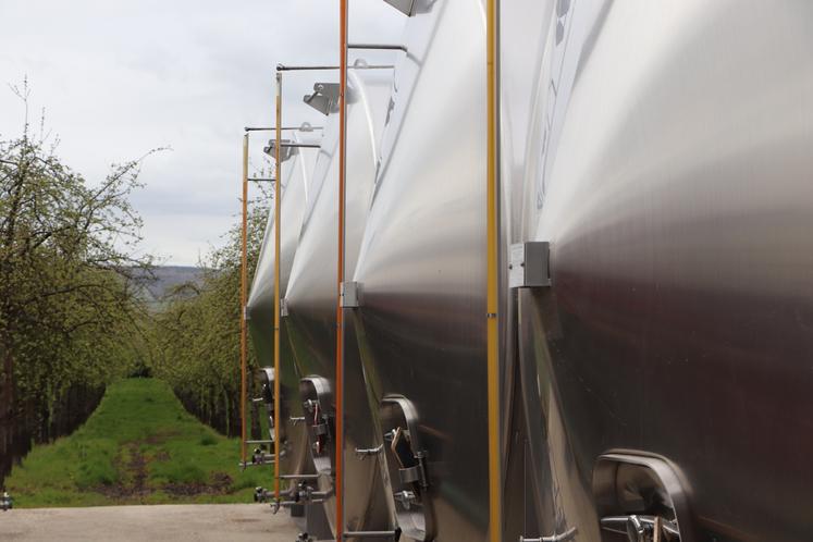 "On met maximum deux-trois variétés de pomme par bouteille."