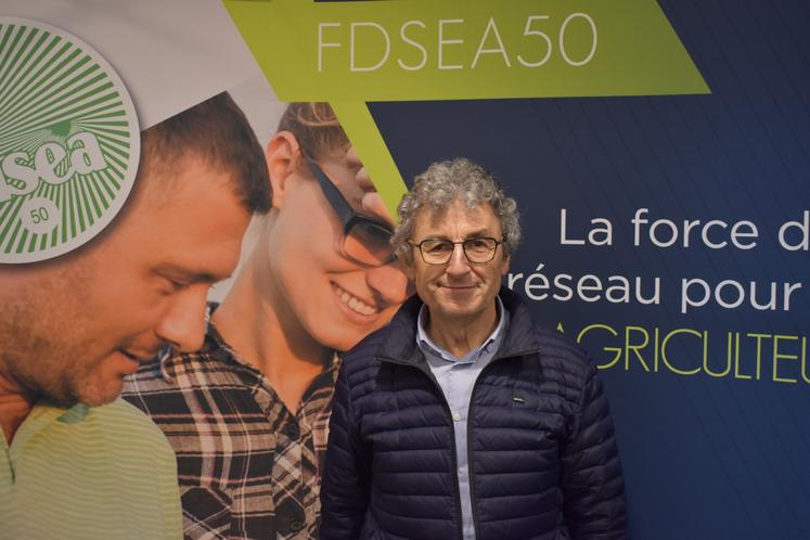 Gérard bédouin, président des retraités de la FDSEA de la Manche.